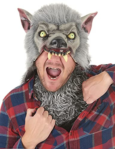 Vegaoo Werwolfmaske mit Kunstfell