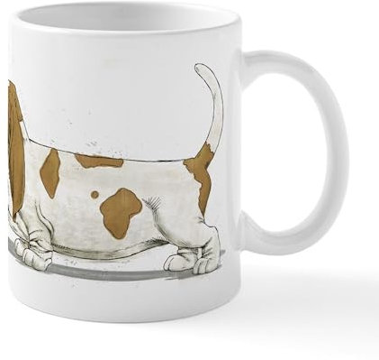 CafePress Basset Hound Mug 11 oz (325 ml) Ceramic Coffee Mug