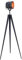 Lampadaire Artiste Trépied Rétro Projecteur Bat-jour Noir Rose VN-L00021-EU