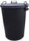 110 Litre Large Black Plastic Outdoor Bin