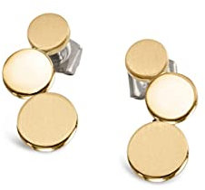 Boccia Damen Ohrstecker aus Titan in der Farbe Gold, antiallergen, 05040-02
