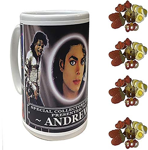 Michael Jackson - Tazza con icona personalizzata con dolcetti