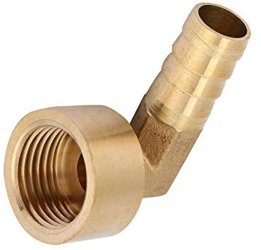 Winkelverschraubungen, Akozon G1 / 2 Innengewinde Messing Winkelbogenschlauch Stangenkupplung Anschluss Gelenkadapterverschraubung(12mm)