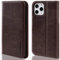 VISOUL iPhone 12/12 Pro Hülle, Handyhülle [100% Rindsleder] [RFID Schutz] [Schützt vor Stoß] [Standfunktion] [Kartenfach] [Magnet], TPU Handytasche Kompatibel für iPhone 12 Pro 6,1 Kaffee-A
