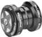 Bearing Headset, No Fading Aluminum Alloy 34mm Headset for 28.6mm Straight Steerer Fork Bearing(black)