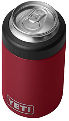 YETI Rambler 12 oz. Colster Can Insulator for Standard Size Cans, Harvest Red