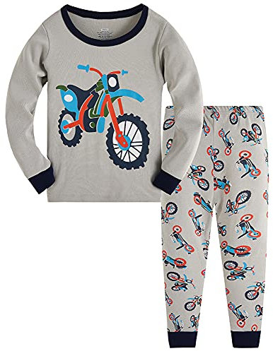 TEDD Boys Pyjamas Dinosaur Nightwear Cotton Toddler Clothes Kids Sleepwear Winter Long Sleeve Christmas Pjs Sets 2 Piece Outfit Xmas Gift 4-5 Years