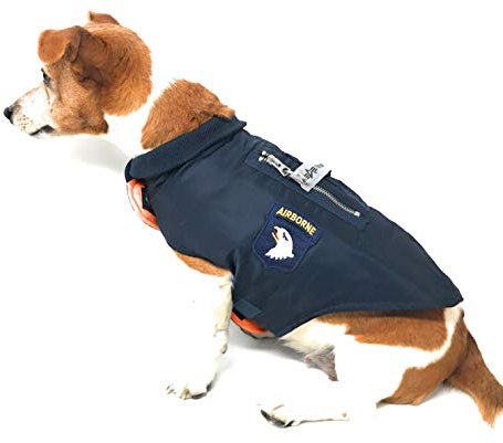 ALPHA INDUSTRIES Dog MA-1 Nylon Flight Jacke, Farbe 07-rep.blue, Größe XXL, 07-Rep.blau, XXL