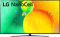 LG NanoCell 75NANO766QA Smart TV 4K 75 Serie NANO76 2022, Processore α5 Gen 5, Filmmaker Mode, Game Optimizer, Wi-Fi, AI ThinQ, Google Assistant e Alexa Integrati, Telecomando Puntatore