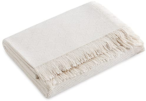 Lanovenanube SANZ Marti - Plaid Multiusos Paris 230x260 - Color Crudo