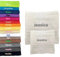 2er Pack Personalisiertes Handtuch und Badetuch mit Namen 2er Pack Schön gestickter Name Handbadetuch 100% Baumwollhandtuch 50 x 100 cm + 140 x 70 cm Personalized Custom Towel with Name (Weiß)