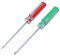 Antrader 2Pcs Screwdriver Set, Non-Magnetic 3mm Phillips & Slotted Bits Screwdriver with 3 Inch Steel Shaft for Repair Home Improvement Craft