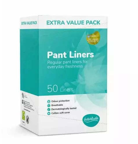 INTERLUDE Panty Liners 50'S (0% VAT), (Pack of 1)