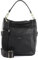 Abro Leather Dalia Hobo Bag Raquel Small S Black/Gold