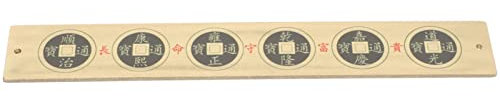 LIFKOME Münzzähler Feng Shui-Lineal Mit 6 Chinesisches Feng-Shui-Münzlineal Antikes Münzmesslineal Für Heimwerkerdekorationen Im Heimbüro Chinesische Münzen