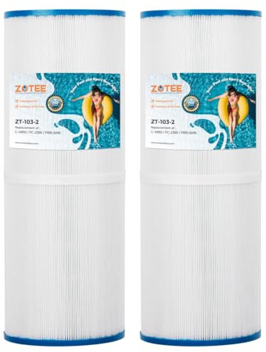 ZOTEE PRB50-In Spa-Filter ersetzt C-4950, Darlly 40506, Guardian 413-212-02, Filbur Fc-2390, 03Fil1600, 17-2380, Jacuzzi J200 Serie, Spa-Whirlpool-Filter, 2 Stück