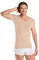 FINN Anti-Schweiß Shirt Herren mit extra kurzen Ärmeln - Perfekt unter Kurzarm-Hemden und Polo-Shirts - Unterhemd mit Achselpads gegen Schweißflecken und Schweißgeruch Hautfarbe Nude S