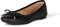 Amazon Essentials Women's Billie Ballet Flats, Black, 2 UK