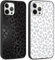RUMDEY 2 Pack Cute Cheetah Print for iPhone 11 Pro 5.8 Phone Case,Luxury Leopard Pattern Design Cases Soft Silicone TPU Shockproof Protective Cover for Women Girls-Black & White