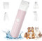 Hoofun 4 en 1 Tondeuses pour Chiens/Chats Pour Les Poils EmmêLéS, Ipx7 éTanche Sans Fil Outils de Faible Bruit Toilettage pour Animaux De Compagnie pour Petits Chiens Chats Animaux de Compagnie(Rose)