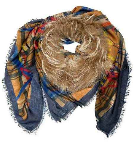 Mala Alisha **TARTAN+ Fur camel**NP € 249*%SALE%