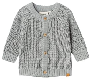 Name IT Unisex Baby Nbnemlen Ls Knit Card Lil Noos Strickjacke (1er Pack)