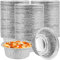 100 PCS Aluminium Foil Tin Cups, Reusable Cupcake Cases for Your Pie Dish Foil Tray Cupcake Cases for Tart, Muffin and Yorkshire Pudding, Round Foil Trays for Baking, 260ml