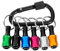 6 pcs 1/4 inch Hex Screwdriver Holder, 6 Colors Portable Screw Adapter, NAYAGOGO Hex Shank Aluminum Alloy Screwdriver Bits Holder, Keychain Drill, for for Hex Screws, with 1 Carabiner
