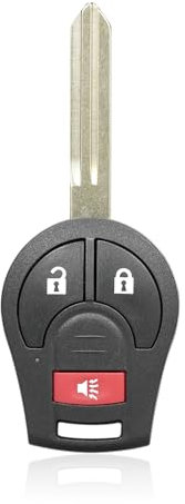 Unifizz 1 Pack Car Key Fob Keyless Entry Remote for Nissan Sentra NV200 NV1500 NV2500 NV3500 Rogue Black