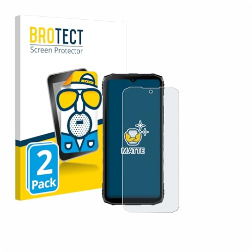 BROTECT Entspiegelungs-Schutzfolie für Doogee Blade 10 Pro / 10 Ultra (2 Stück) Matte Displayschutz-Folie, Anti-Reflex, Anti-Fingerprint