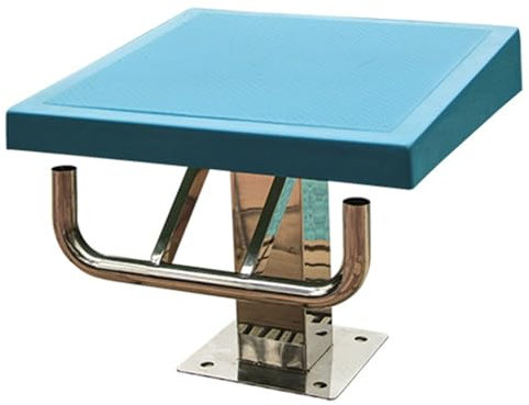 YJFEDCC Competición De Equipos De Piscina, Plataforma De Salida Estándar De Piscina De Competición, Plataforma De Salto Estándar De Acero Inoxidable 304