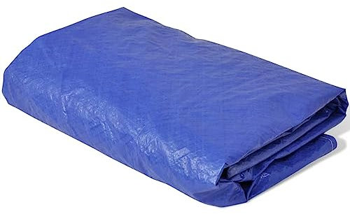 ShGaxin Bâche de piscine, accessoires de piscine, couvercle de piscine, couverture de piscine, housse de piscine, protection de sol pour piscine, PE 540 cm 90 g/m² ronde