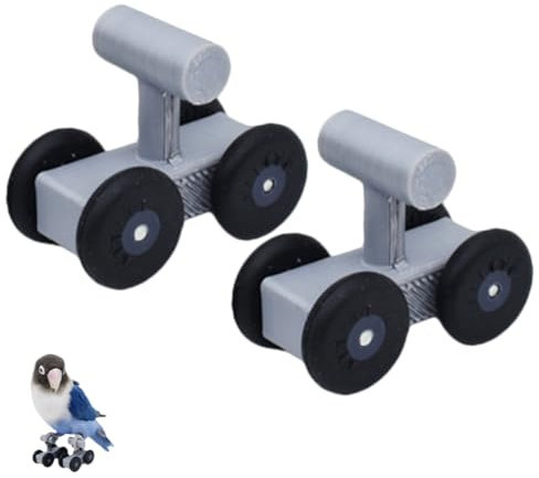 POPETPOP 1 Paar Papageienspielzeug Vogelspielzeug Nymphensittich Wellensittich Papageienspielzeug Vogelspielzeug Für Vögel Vogeltrainingsspielzeug Papageien Vogelschlittschuhe