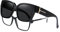 CIYIN Polarised Sunglasses, Sunglasses for Glasses Wearers, UV400, Protection Anti-Glare Over-Top, fit Over Glasses, Schutz Übergroß (Schwarz)