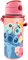 PELLECCHIA 1969 |Borraccia in alluminio con cannuccia da 600 ML | con cinghia per appenderla, apertura automatica con pulsante. (Stitch Tropical)
