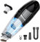 Eguink Aspirapolvere portatile senza fili 7000Pa | Aspirapolvere portatile per auto con pattumiera da 650 ml | 0,6 kg ultraleggero | 25 minuti di autonomia | ricaricabile