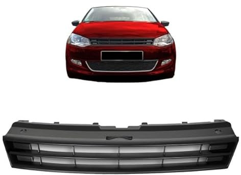 Kühlergitter Frontgrill Schwarz Grill Sport passend für VW Polo V (6R) auch GTI