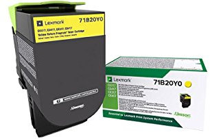 Lexmark 71B20Y0 Rückgabe-Tonerkassette Gelb