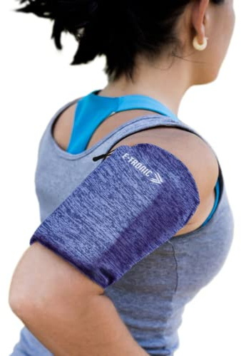 Phone Armband Sleeve: For All Phones Running Sports Arm Band Strap Holder Pouch Case Workout Fits iPhone 7 8 X XR 11 Plus Android Samsung Galaxy S8 S9 Note 7 8 9 Edge For Women & Men Blue, XL