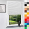 Aluminium Jalousie nach Maß, Endloskette, Kette, Monocomando, Maßanfertigung, für Fenster und Türen, Alu, Fenster, Klemmfix ohne Bohren (Weiß, Höhe: 130cm x Breite: 45cm)