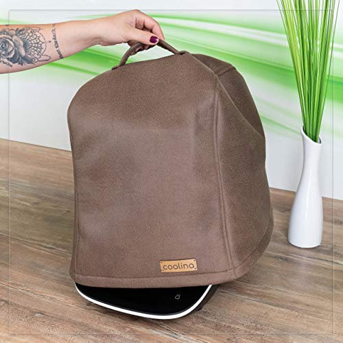 coolina® Hoodie in Braun - Schutzhaube Abdeckhaube, passend für Bosch Cookit