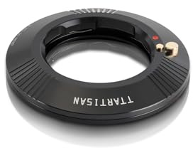 TTArtisan Leica M Objektiv auf Z/R/L/E/GFX/X1D/FUJI Mount Kameraobjektivadapter (M-X1D Adapter, schwarz)