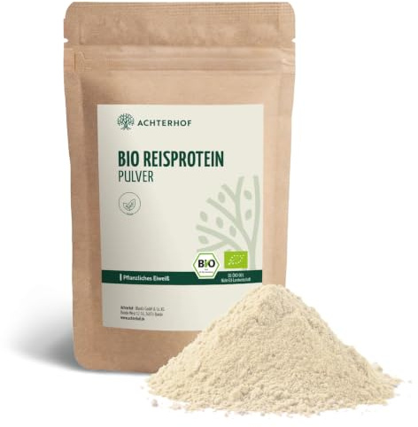 Reisprotein BIO | 250g | 83% Proteinanteil | Veganes Proteinpulver | Glutenfrei | direkt vom Achterhof