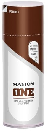Maston ONE Sprühlack 400 ml, Glossy Nut Brown