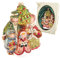 Krebs Glas Lauscha - Weihnachtsdekoration/Christbaumschmuck aus Glas - Viktorianische Baumdekoration - Motiv: Sternensinger-Familie - Größe: ca. 16 cm - Made in Germany