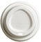 Dispo International Bagasse Compostable White Sip Thru Lid 90mm Rim - Fits 10oz-16oz Hot Paper Drink Cups (1000)
