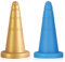Jomyu Monster Analplug mit Saugnapf Groß Realistischer Penis Analdildo Weibliche Vaginal Masturbation Prostata Massager Buttplug für Frauen Männer Anfänger Fetisch Analsexspielzeug (Golden M)