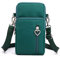 LTLSZRN Borsa a Tracolla da Donna in Nylon, Mini Cellulare Portafogli Donna con Tracolla Borsa Porta Cellulare, Fascia da Braccio per Cellulare con Porta Cuffie, Borsa Messenger Donna(Verde)…