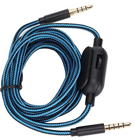 Zunate Ersatzkabel für Astro A10 A30 A40 A50 Headset, Gaming-Headset-Verlängerungskabel, Lautstärkeregelung und Stummschaltung – 6,56 Fuß(Typ B)