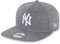 New Era Baseball Cap NY grau Snapback Kappe MLB Fanaccessoire Yankees Teamlogo - M - L
